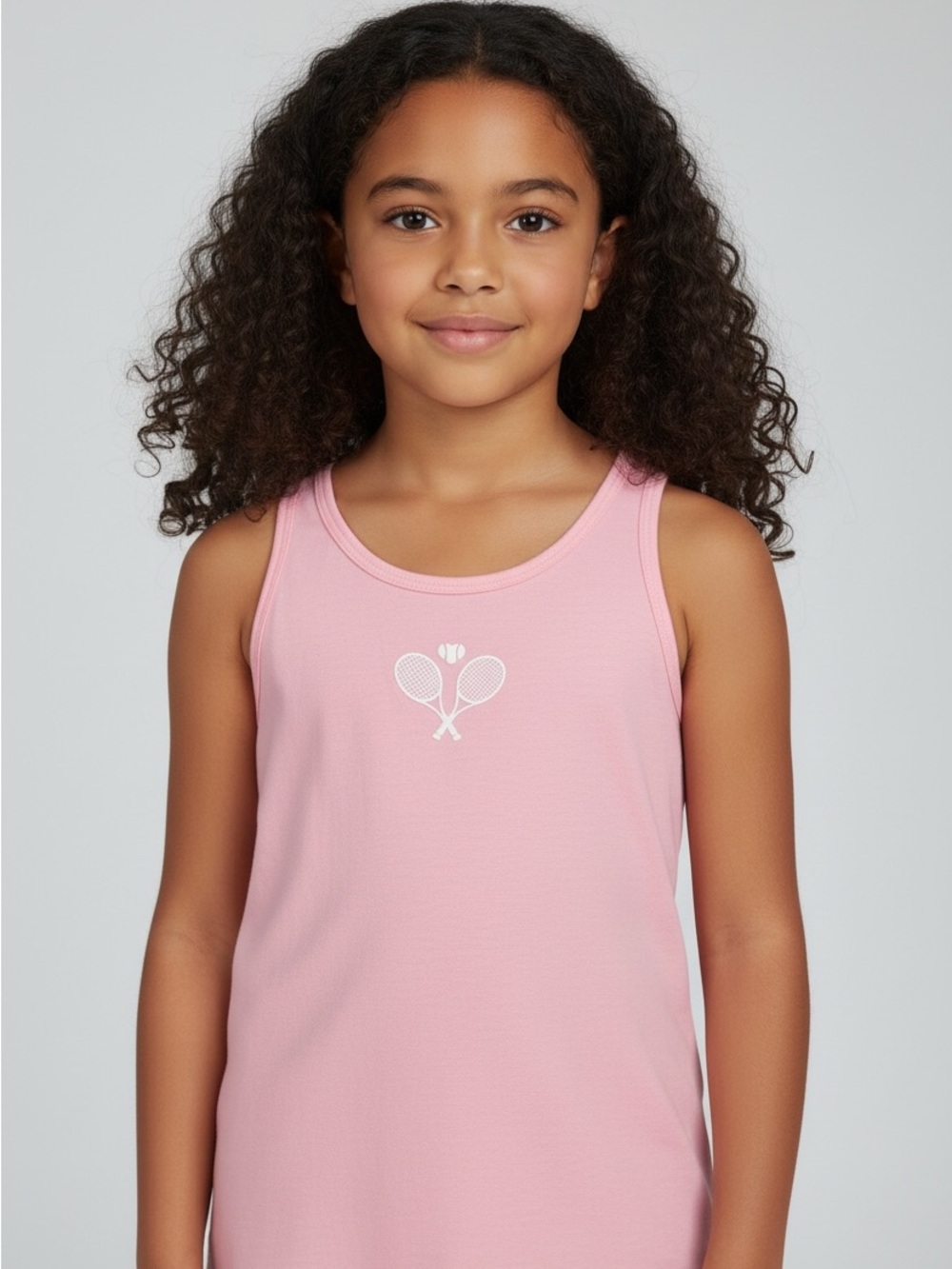 Cat & Jack Pink Girls' Tennis Tank Top